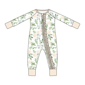 Kids Jumpsuit Girl Pajamas Newborn Baby Girl Sleeper Toddler Bodysuits Double Zipper Romper