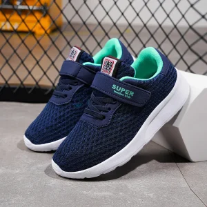 Kids Mesh Sneakers Boys Girls Breathable Sports Running Shoes Spring Autumn New Leisure Trainers Children Casual Walking Shoes