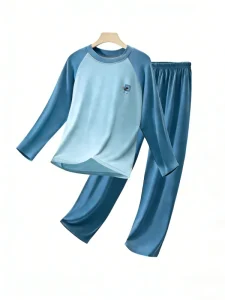Kids Pajama Children’s Home Clothes Set Comfortable Long Sleeve Breathable Underwear