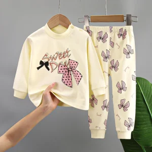 Kids Pajamas Boys Girls Clothing Winter Autumn Children’s Pajamas Sets Child Long Sleeve Pyjamas Baby Cotton Pijamas Home Wear