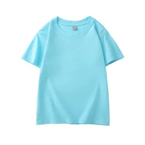 Kids Plain T Shirt Tops for Child Boys Girls Baby Toddler Solid Color Cotton Clothes Children Boy Oversize T Shirt