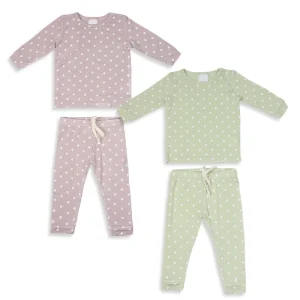 Kids Pyjamas Custom Modal Pjs Eco Friendly Boys Sleepwear Jersey Lounge Wear Set