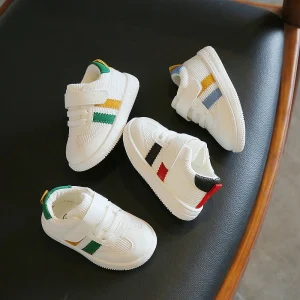 Kids Shoes Boys Girls Sneakers Sports Knitted Mesh Running Athletic Walking Lightweight Breathable Toddler Little Big Kid Hook