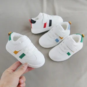 Kids Shoes Boys Girls Sneakers Sports Winter Short Pile Running Athletic Walking Lightweight Toddler Little Big Kid HOOK&LOOP