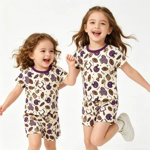 Kids Summer Clothes Girls Clothing 2 Pieces Outfits 100% Cotton Shorts Set 1 8 Years Children Boys Girls Clothing Sets