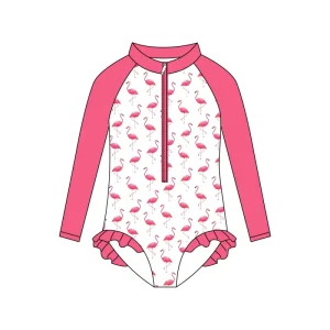 Kids Swimwear Beachwear for Girls Bikini Printed Spa Straps Custom Baby Pool Clothing