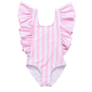 Kids Swimwear UV protection Girl Ruffle Swimwear Push up Bodysuit Toddler Swimsuits One Piece Teen Girls Swimwear Baby Bikini