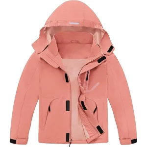 Kids Varsity Jackets in Purple Color With Customized Embroidery Water Resistant and Windproof Winter Wear Boys Children Jackets