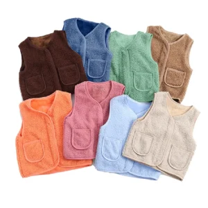 Kids Vest Children’s Clothing Winter Warm Inside and Out Wear Design Toddler Girls Boys Vests Waistcoats