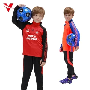 Kids Winter Jacket Outdoor Sportswear Tracksuit Long Sleeves for Boys Running Sports Football Children WT02