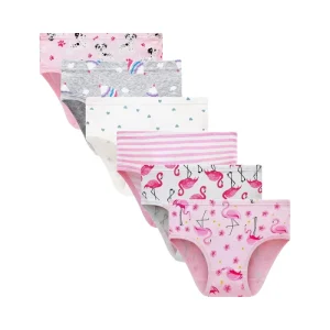 KikizYe Toddler 100% Cotton Anti Bacterial Printed Panties Little Big Girls Undies Assorted Underwear