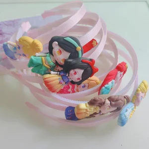 Korea Little Girls Shaped Cute Cartoon Princess Hair Hoop Hair Accessories Headband for Baby Children