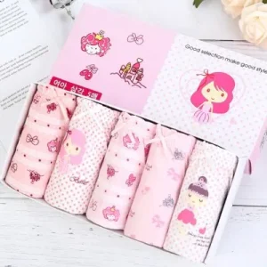 Korean Cotton Children’s Underwear Cartoon Cute Small and Medium Girls Briefs Shorts Factory Direct Kids Underwear for Girls