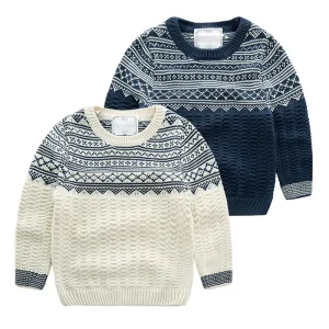 Korean Fashion Design Boys Knitting Sweaters Kids Child Clothes Online