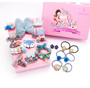 Korean Hair Accessories for Kids Children Rainbow Bow Accessory Hair Band Hairgrip for Girls