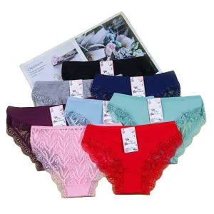 Ladies Print Comfortable Cotton Panties Young Girl Women Underwear Lace Cute Briefs