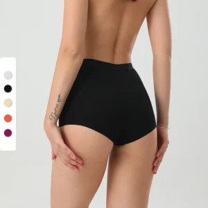 Ladies Solid Color Comfortable Cotton Panties Young Girl Women Underwear Cute Briefs