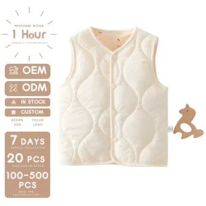 Large Gourd Shaped Winter Windproof Vest for Boys and Girls Thickened Warm Waistcoat for Outer Wear Baby Vest Product Category