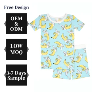Little Baby Pajama Set Popular Style Summer Toddler Girls Boys Kids Pajama Sets High Quality Two Pieces Pajamas Outfit
