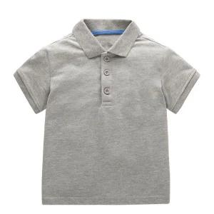 Little Children Short Sleeve Polo Shirts Custom Printed 2 9 Years Boys Tee Tops Fashion Sport Kids Clothes Polo T Shirt