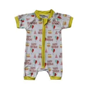 Little Girls Mustard Boutique Linen Cotton Jumpsuit Baby Romper