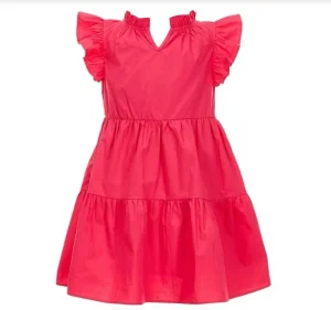 Little Girls Ruffle Baby Short Sleeve Dress A-line Tiered Summer Dress
