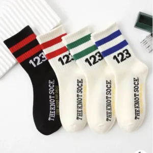 Low MOQ Spring Summer Green Thin Section Boys Socks Sports Wind Cute Cotton Bear Socks Tube Teen Boy Sock