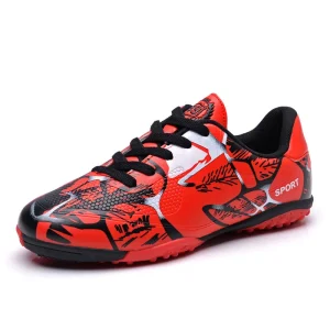 Low Top Soccer Sneakers for Boys Youth Adult Training Long Studded Spikes Sport Style Football Shoes Kids
