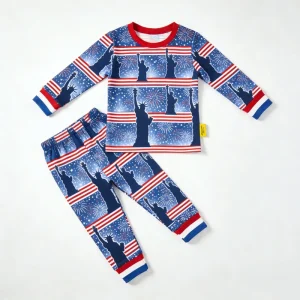 Luxury Kids Pajama Set Baby Sleepwear Bamboo 2 Piece ODM Manufacturer Direct Plush Fast Delivery Night Collection