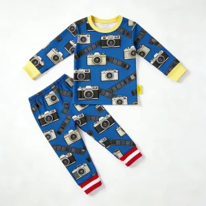 Luxury Sleep Collection Bamboo 2 Piece Kids Nightwear Baby Pajama ODM Manufacturer Direct Fast Shipping Boutique
