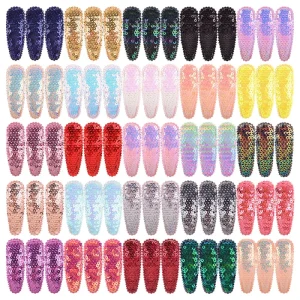 MIO Sequin Glitter Hair Pins BB Clip for Kids Children Colorful Hairpins Factory Price Festival