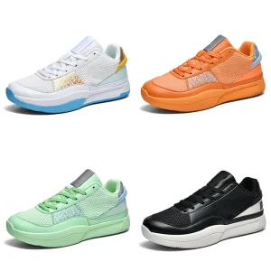 Mammon New Cool Men’S Basketball Shoes Shock Absorption Breathable Casual Sports Shoes for Boys