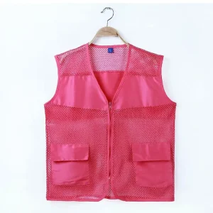 Man Sleeveless Safety Work Waistcoat Vest Fishing Vest for Men