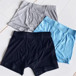 Manufacturer Kids Boys Bamboo Boxers Soft Breathable Boys Underwear Briefs Custom Print Fabric High Quality Eco-friendly