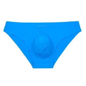Men Transparent Sexy No Show Young Boy Silk Ice Seamless Underwear Briefs