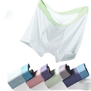 Men’s Boxer Brief Antibacterial Crotch Underwear for Teen Boys Comfortable Daily Wear