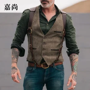 Men’s Clothing Vest Men’s Coat Vest Man