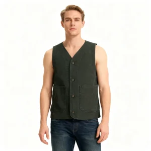 Men’s Functional Heated Waistcoat Winter Windproof Plus Size Vest Option for Outer Wear