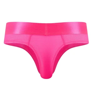 Men’s Sexy Sports Style Underwear Gay Thong Underpants Sissy Boy G String Breathable Mesh Low-Rise Jockstraps