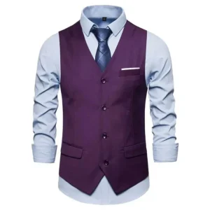 Micro Poly Men Waistcoat