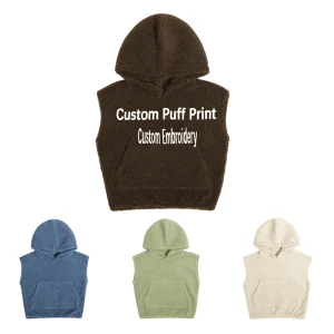 Multiple Kids Girl Vest Children Clothing Winter Warm Baby Clothes Hoodie Out Wear Toddler Boys Vests Waistcoats