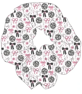 Mystery Baby Items Box Custom Logo Bamboo Hair Scrunchies Elastic Kids Girls Hair Accessories