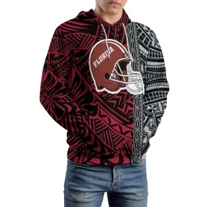 NFLL American Football Team Clothing Custom Pattern Logo Print 6XL Men’s Hoodies Sweatshirts Polynesian Tribal Boys Hoodies