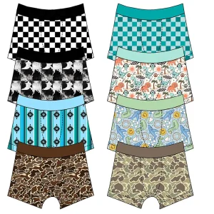 New Arrival Kids Clothing 0 16 Years Custom Printing Soft Fabric Kids Underwear Stretchy Fabric Boys Boxer Shorts
