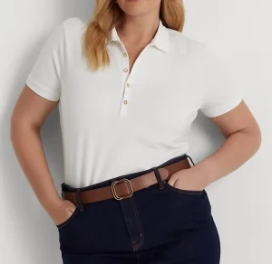 New Arrival Women Polo T Shirts Slim Fit Casual Wear Women Half Button Polo Shirts Cotton Comfortable Light Weight Polo T shirt tshirt women custom