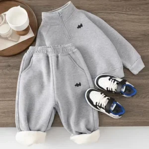 New Baby Clothing for Fall Sports Long Sleeve Pullover 60%Cotton Boys Clothing Sets 1 14 Years