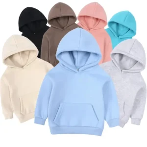 New Children’s Hooded Pullover Cotton Hoodie for Boys and Girls Dongguan China
