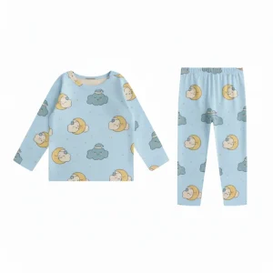 New Cotton Cartoon Boys and Girls Pajamas Sleepwear 2 Pieces Set Soft Children Kids Pajamas Sets Autumn Winter Baby Clothes Set