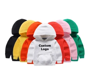 New Custom Logo Design Children Pullover Blank Plain French Terry Printed Baby Kids Boy’s Hoodies Boys Hoodies & Sweatshirts