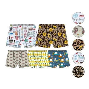 New Design Arrival Soft Children’s Underwear Boy Cartoon Bamboo Baby Kids Boxer Shorts for Kids Gift